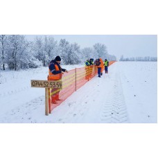 Sistem Plase Parazăpezi HDPE 450m - Scut Altitudine și Defileuri