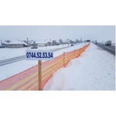 Sistem Plase Parazăpezi HDPE 100m - Barieră Rutieră Standard