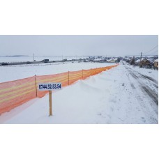 Sistem Plase Parazăpezi HDPE 150m - Soluție Strategică Tronsoane