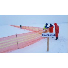 Sistem Plase Parazăpezi HDPE 200m - Scut Infrastructură Rutieră